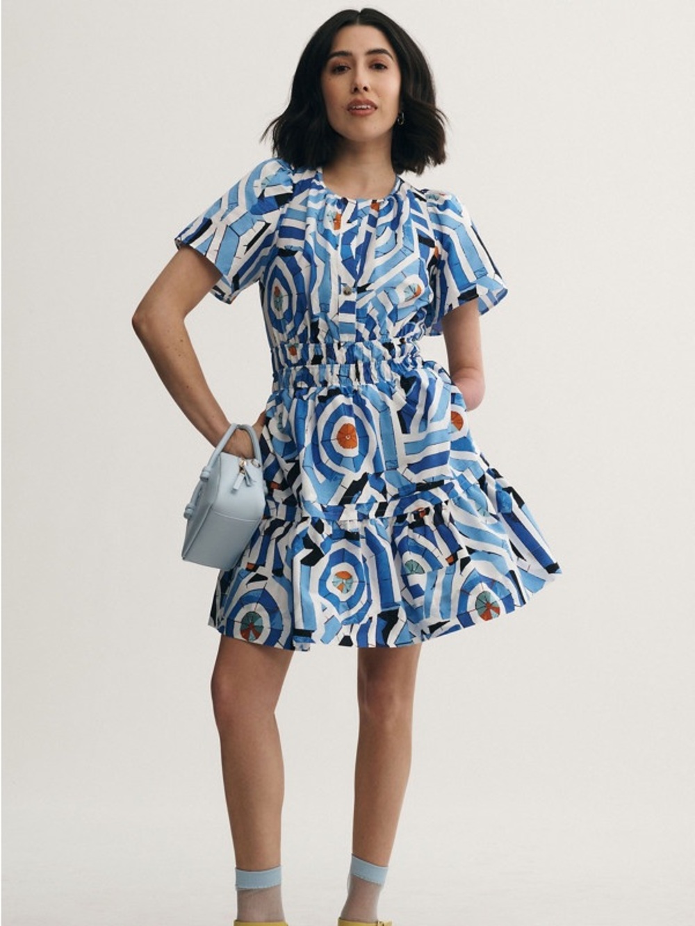 Anthropologie The Adaptive Somerset Poplin Dress: Mini Edition